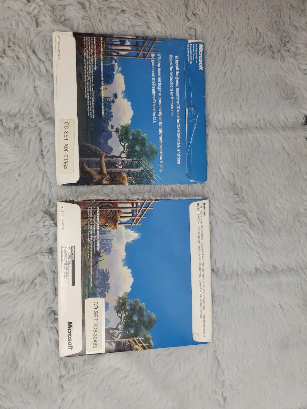 Microsoft Zoo Tycoon & Zoo Tycoon Dinosaur Digs PC Games Bundle